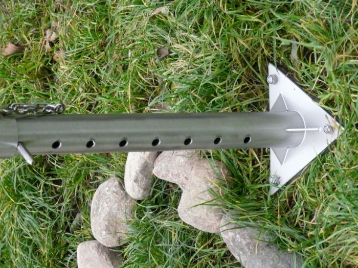 Grill - ruszt nierdzewny na stopie 600