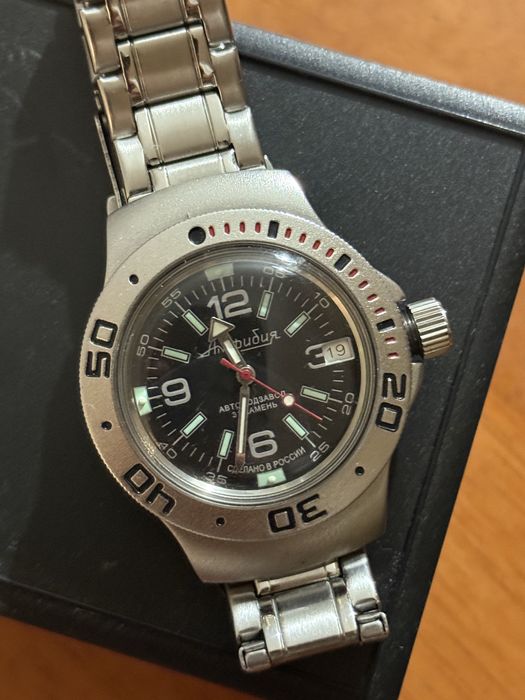 Vostok amphibia pudelko papiery