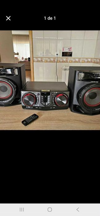 LG XBOOM CJ44 – 480W RMS | Estado Impecável | Com Comando Original