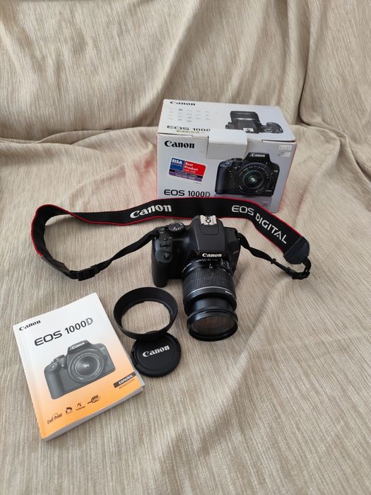 Canon EOS 1000D impecável + Objectiva Canon 18-55mm