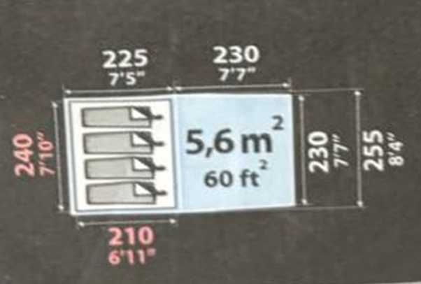 Tenda Quechua Base Seconds 4.1 – 4 Pessoas – Como Nova