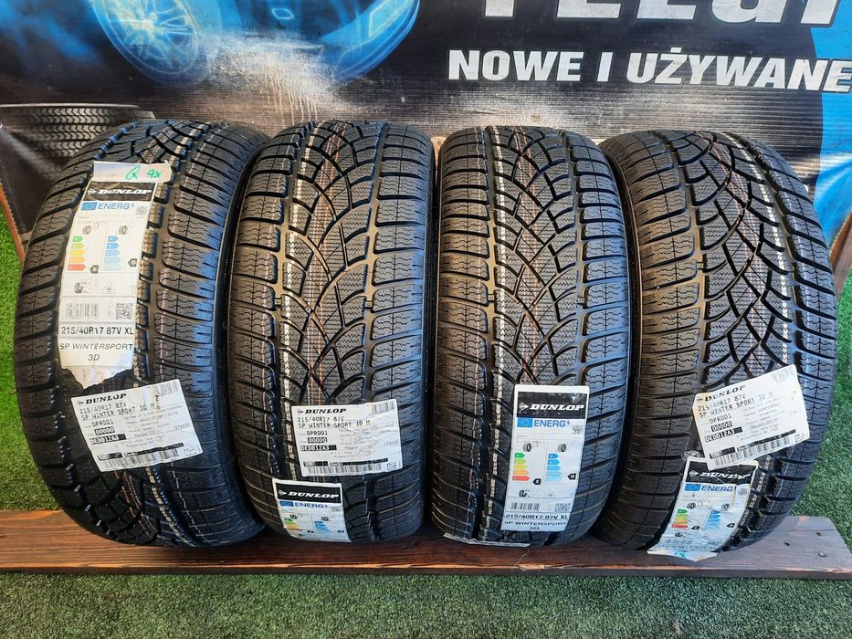 Opony zimowe 215/40/17 Dunlop  sp winter sport 3D Komplet Nowe