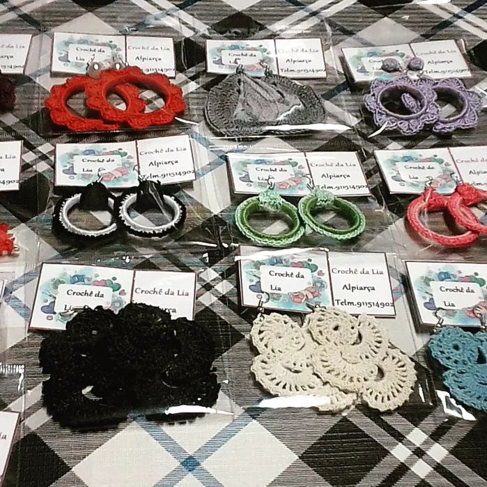 Trabalhos em crochê