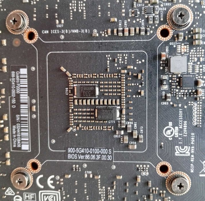Placa gráfica Nvidia Quadro P2000