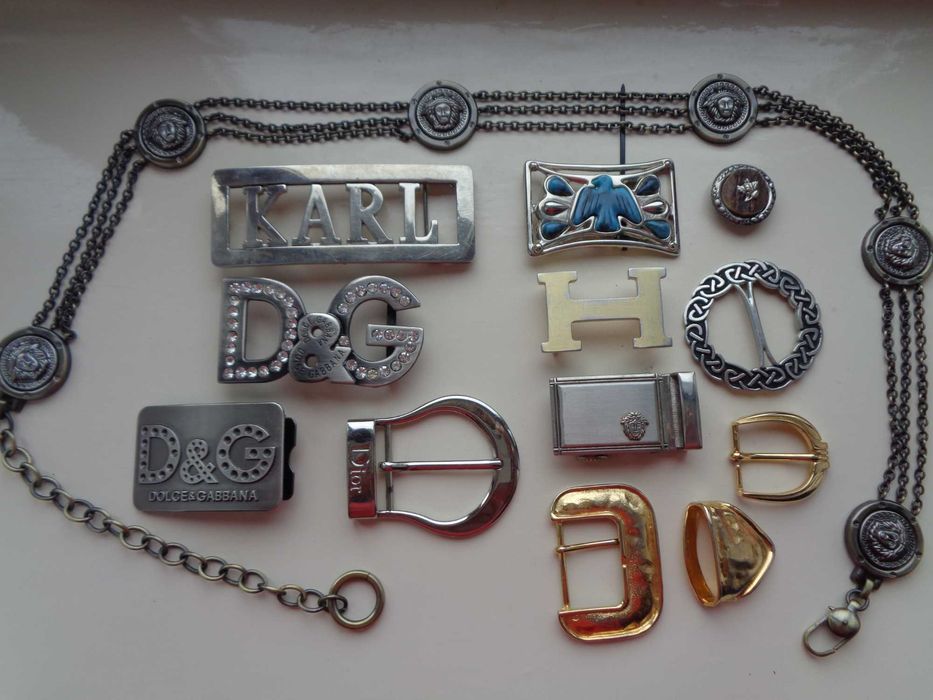 пряжки колекція  Dі H позолота усі фото.