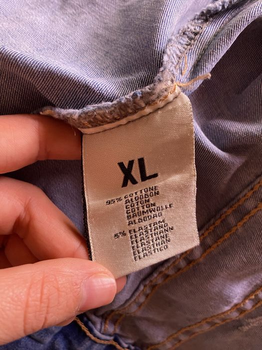 Casaco de ganga azul