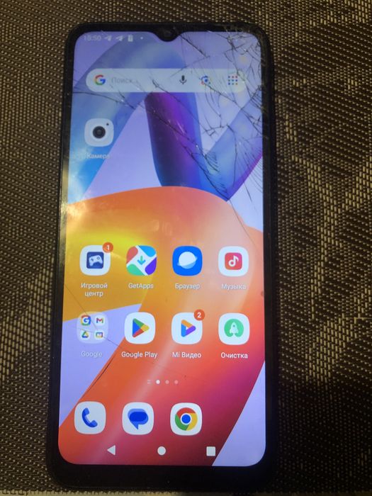 Redmi A2 (Black) 2/32 — Все функции работают, экран с трещинами