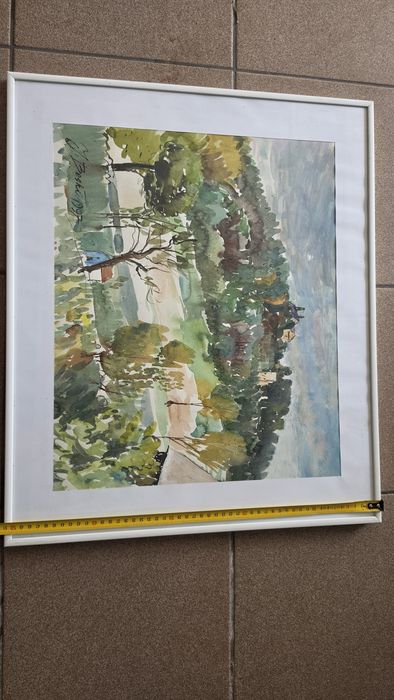 Akwarela Góra św.Anny Jerzy Beski
