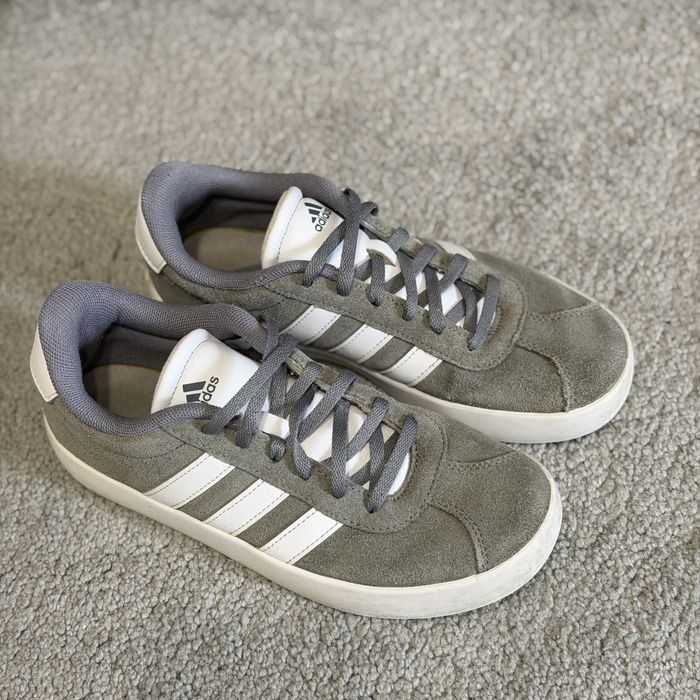 Дитячі кросівки Adidas Court, Сірий/Білий , розмір 36 (23 см)