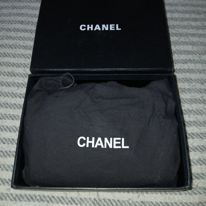 Клатч Chanel Box чорний з сертифікатом
