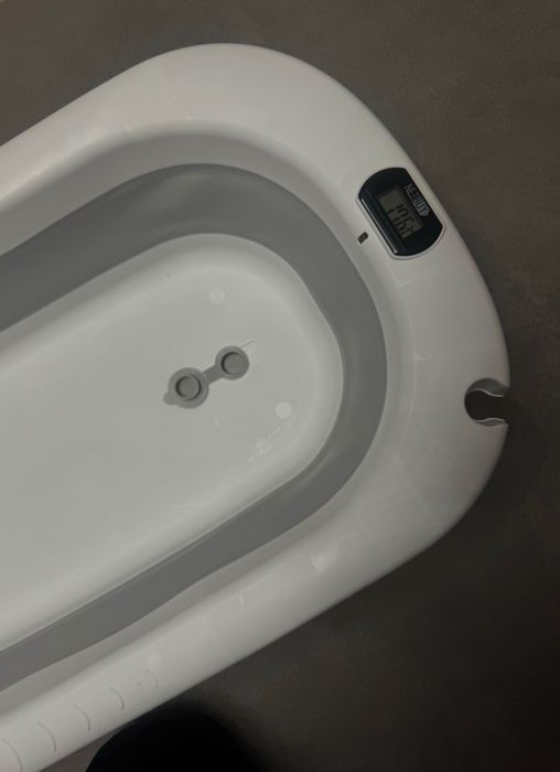 GRATIS Składana wanienka dla niemowląt z termometrem dziecko poduszka