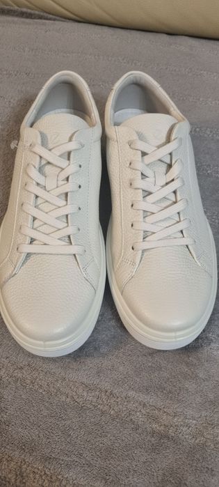 Sneakersy męskie skórzane Ecco Soft 60 42