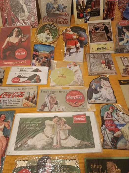Coca Cola Metal Signs Collectors Edition