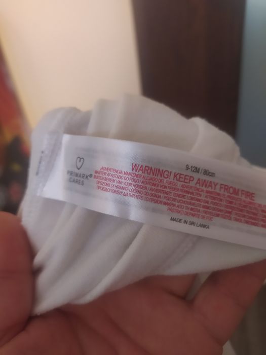 Body bawełniane z krótkim rękawem 80