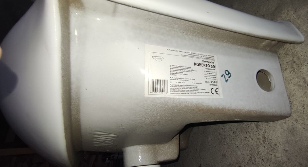 Umywalka Roberto ceramiczna 50