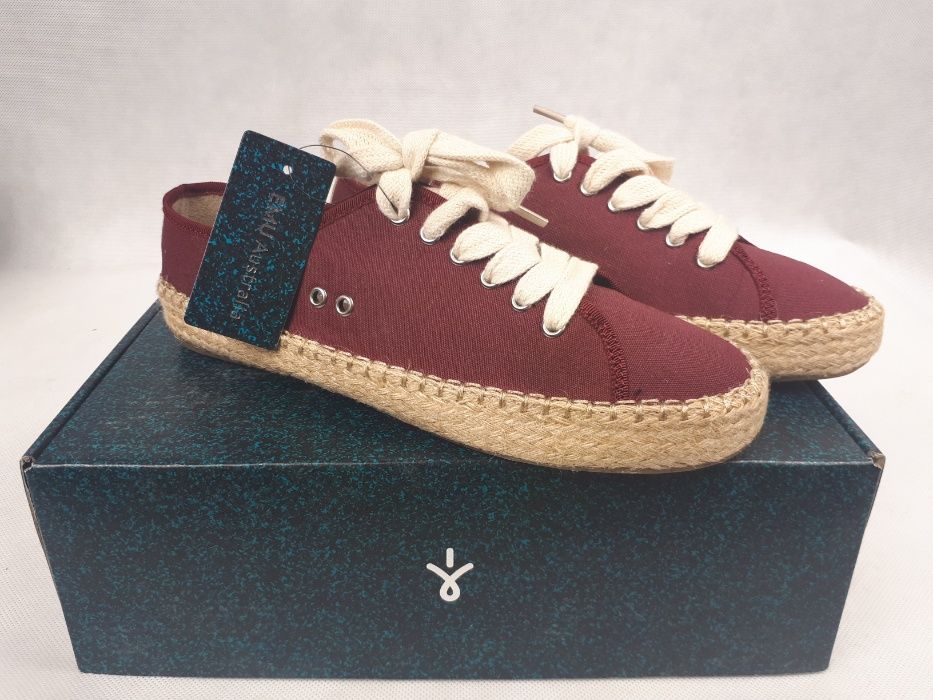 Nowe tenisówki emu agonis bordo rich red 39 uk6 oryginalne trampki