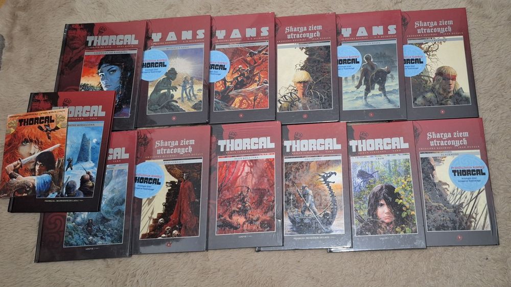 Komiksy thorgal 13 sztuk +płyta DVD hachette nowe Marki • OLX.pl