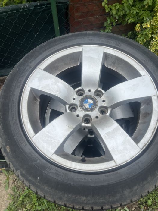 Alufelgi bmw 17 5x120 Sprzedam koła do BMW E60 E61  I innych 7,5 j 17 et 20