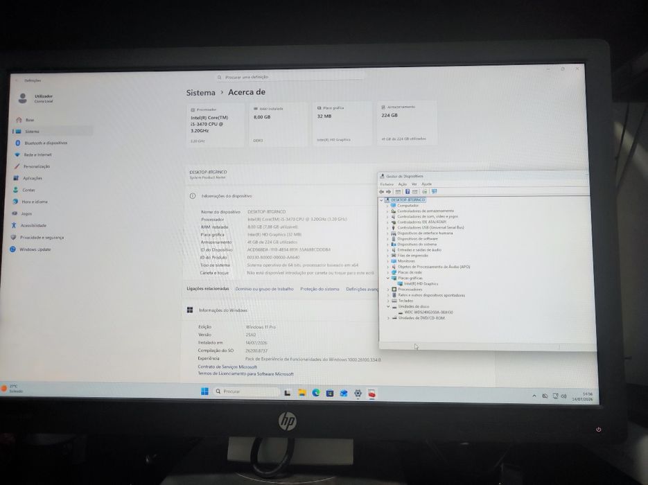 Computador Desktop I5 3a Geração