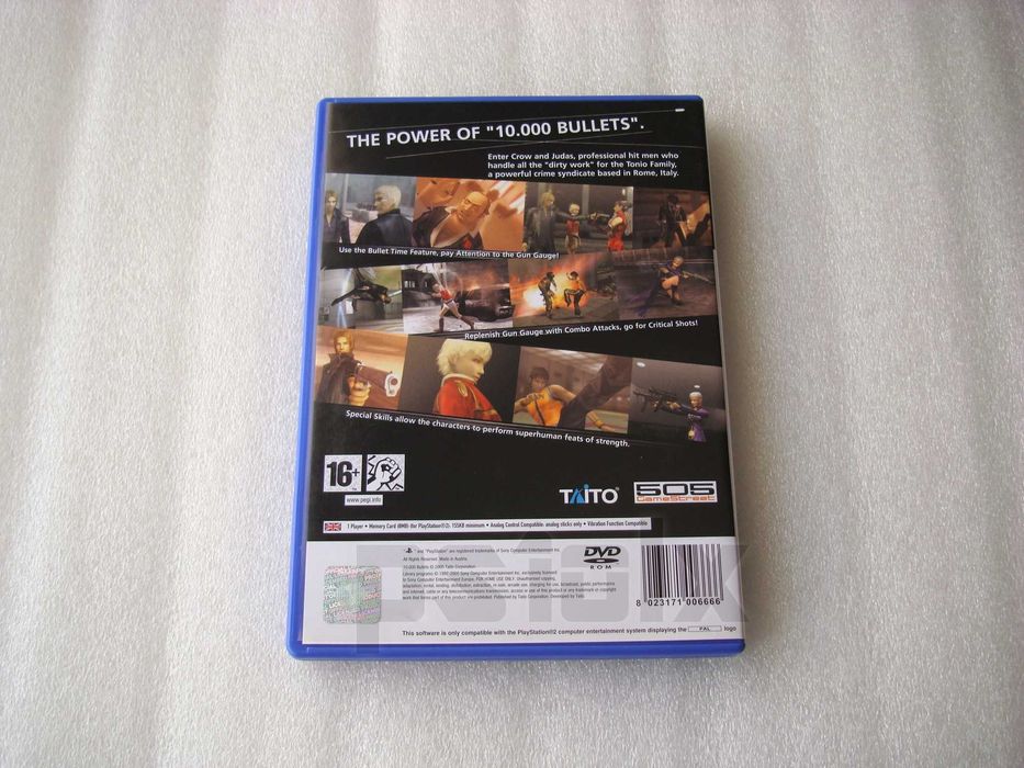 10.000 Bullets playstation ps2