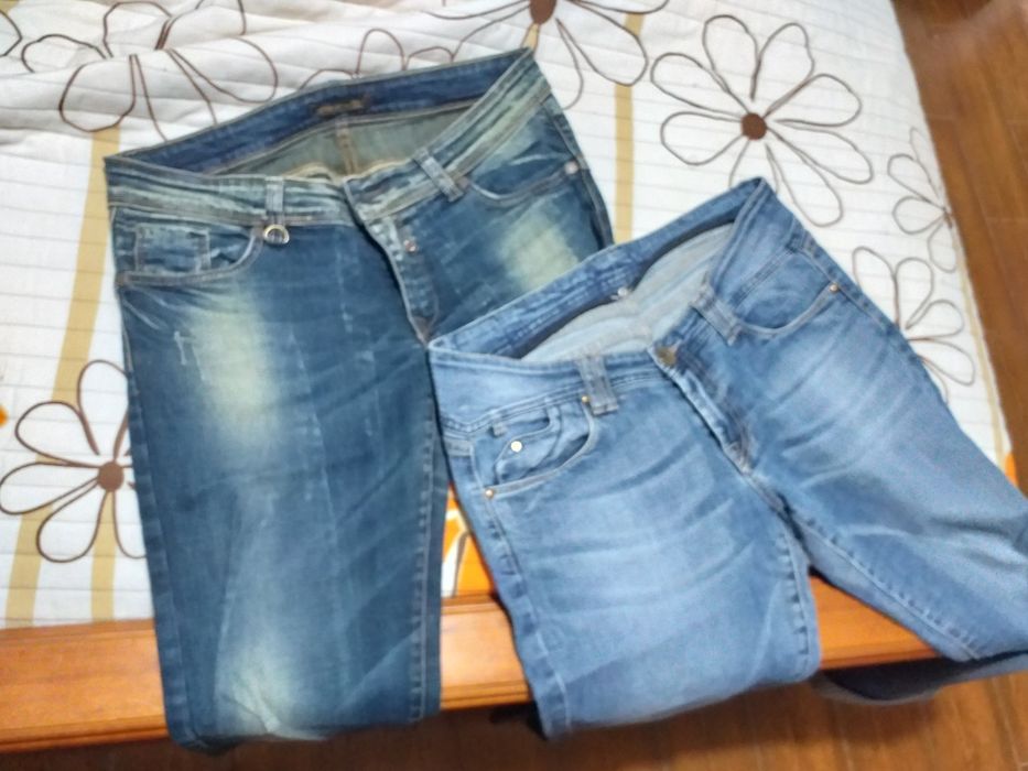 Leva 6 e paga cinco pares calças ganga mulher