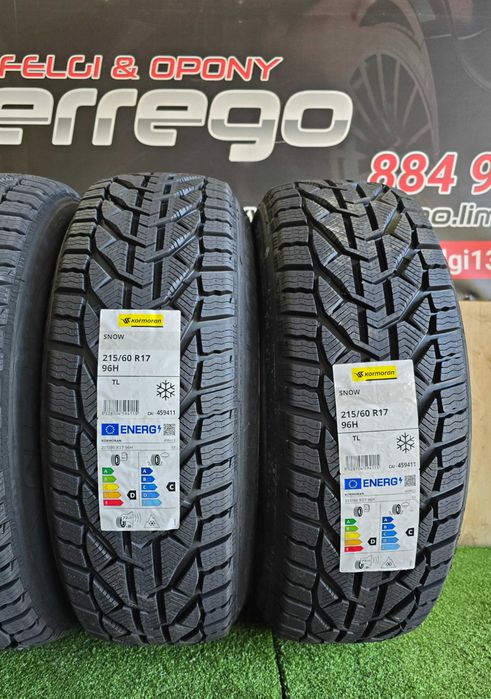 NOWE OPONY Zimowe KORMORAN Snow 215/60/R17