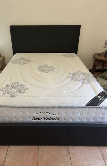 Cama completa sommier+colchão