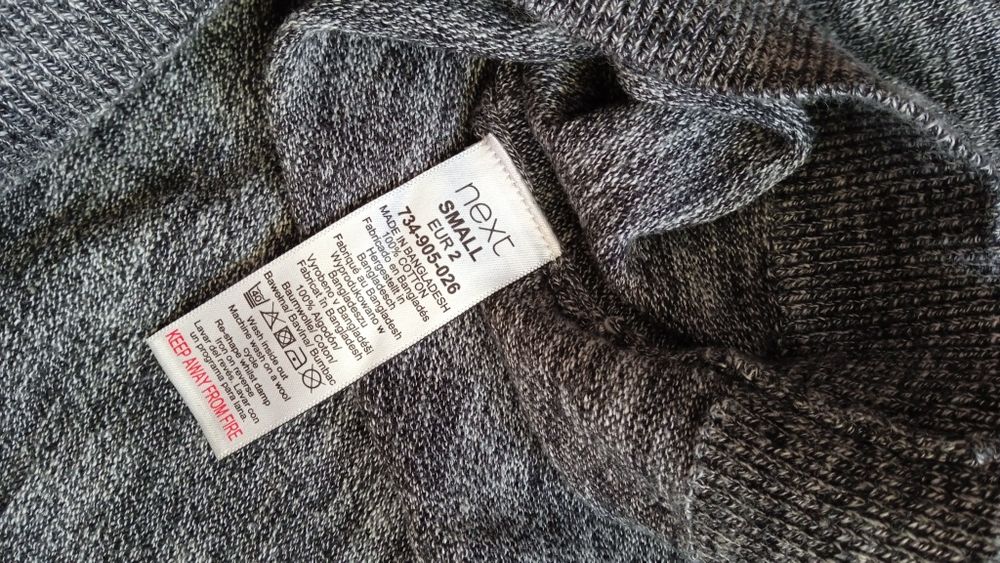 Next - lekki sweter męski rozm S, jak nowy