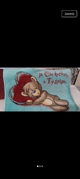 Kocyk niemowlęcy 75x100