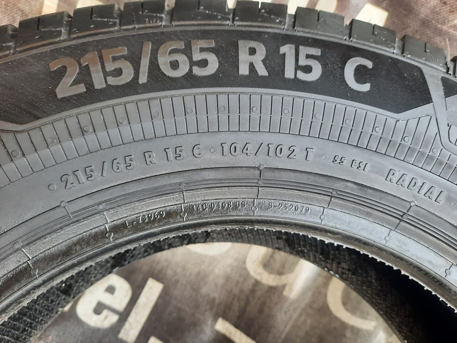 Opony letnie 215/65/15C Continental wzmacniane Para 8.3mm