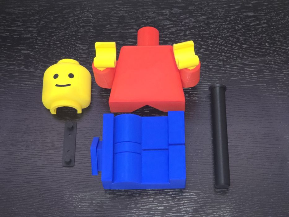 Porta Rolos Papel Higiênico LEGO Minifigura