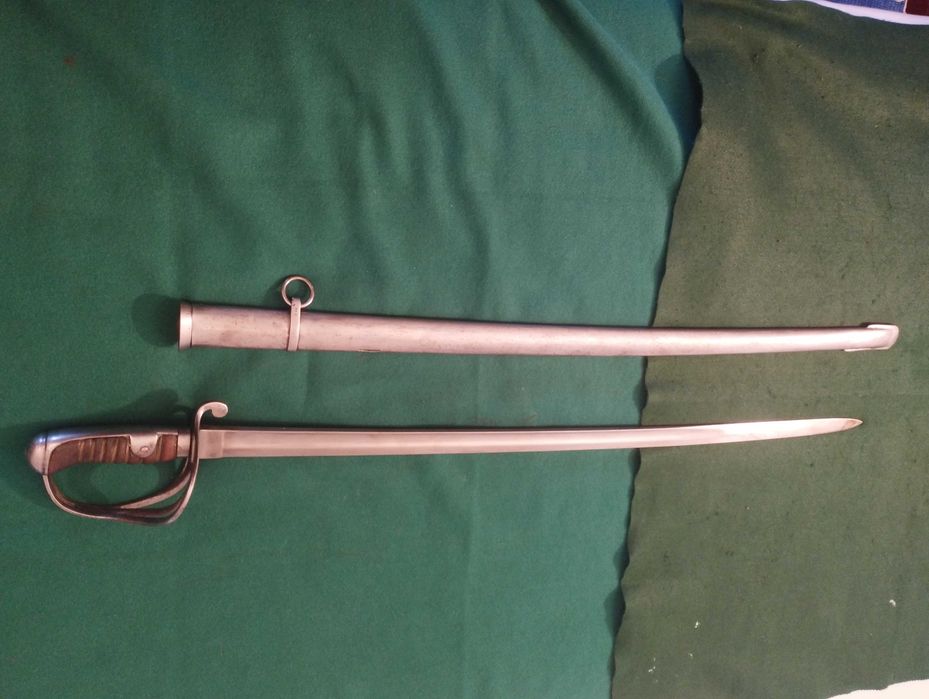 Espada  de cavalaria pesado português, segunda metade do século XIX