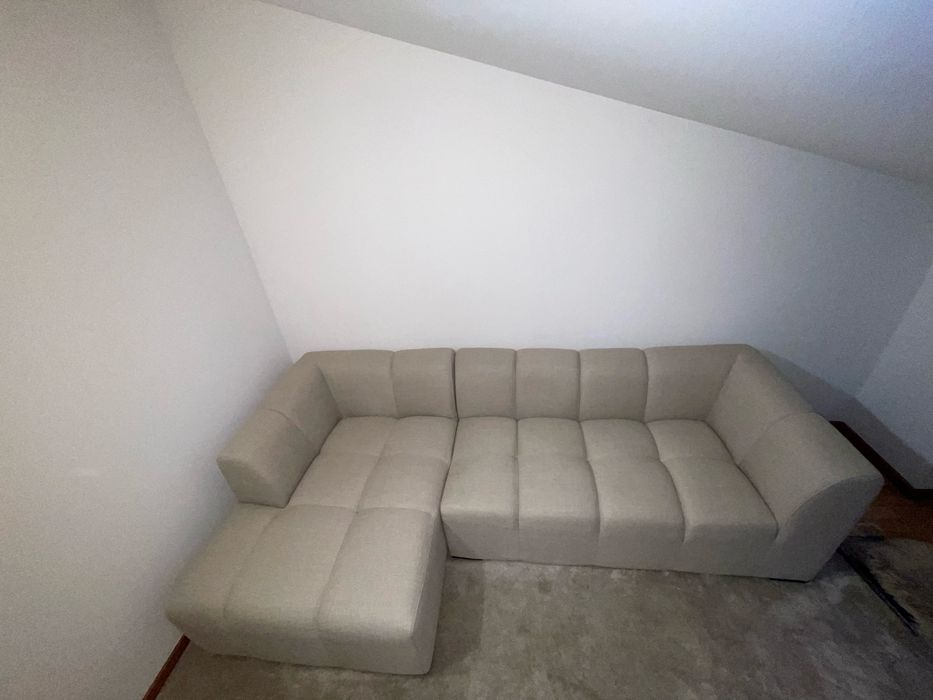 Sofá Chaise Longue Bege