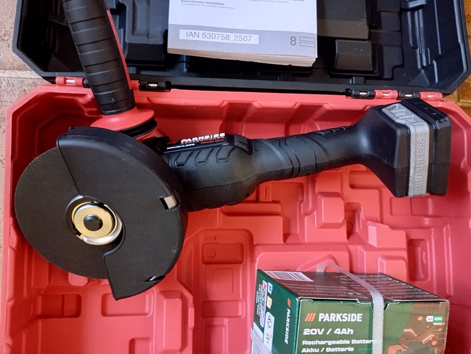 Rebarbadora com bateria 4Ah parkside performance 20V nova