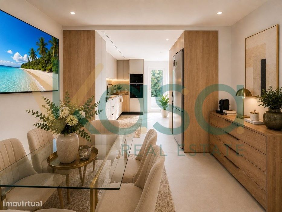 Moradia T2 Renovada com Terraço