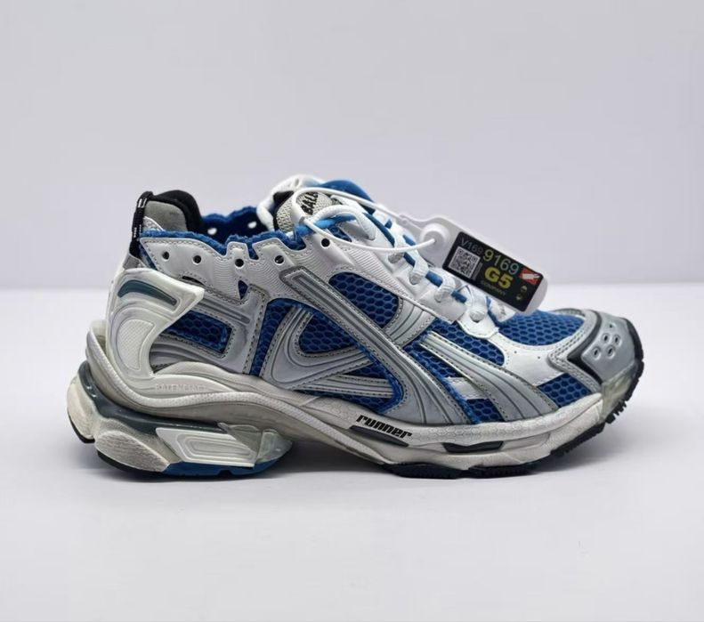 Balenciaga runner white/blue