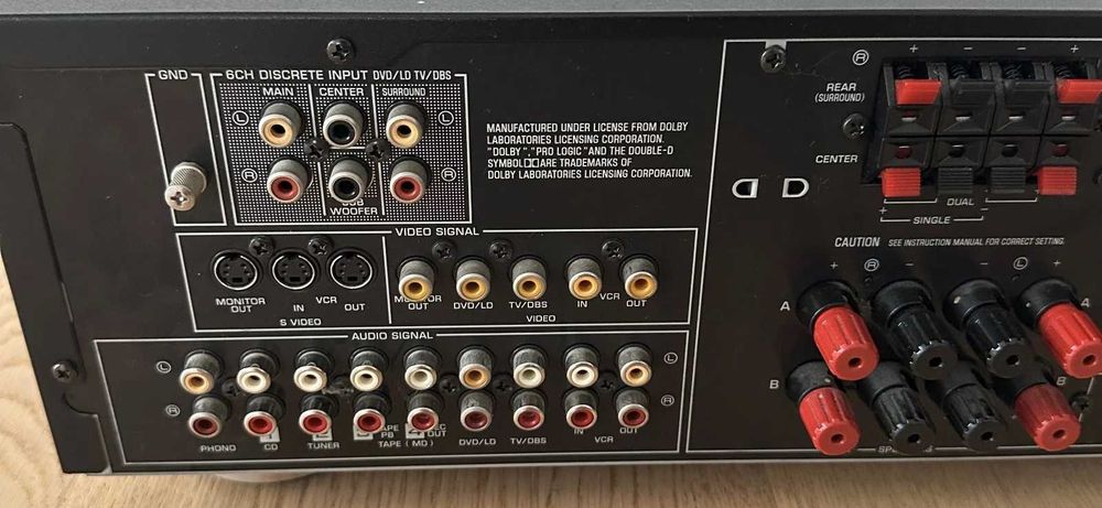 Amplificador AV Yamaha DSP-A592 - Natural Sound 5.1