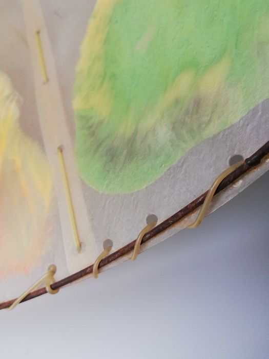 retro abażur do lamy prl 60,70 lata