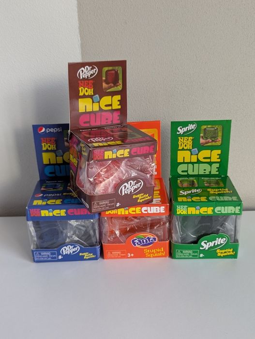 Антистрес NeeDoh Nice Cube Ice Cube Сквіш Кубик льоду. Дамплінг пельмень