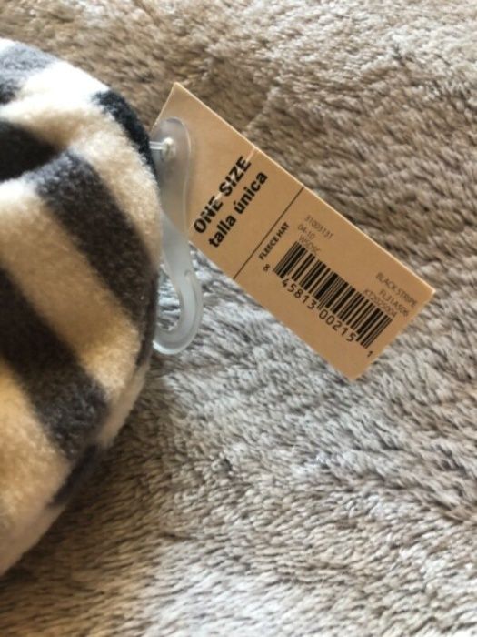 Флисовые двухслойные шапочки на осень на 1-3 года, новые с этикетками