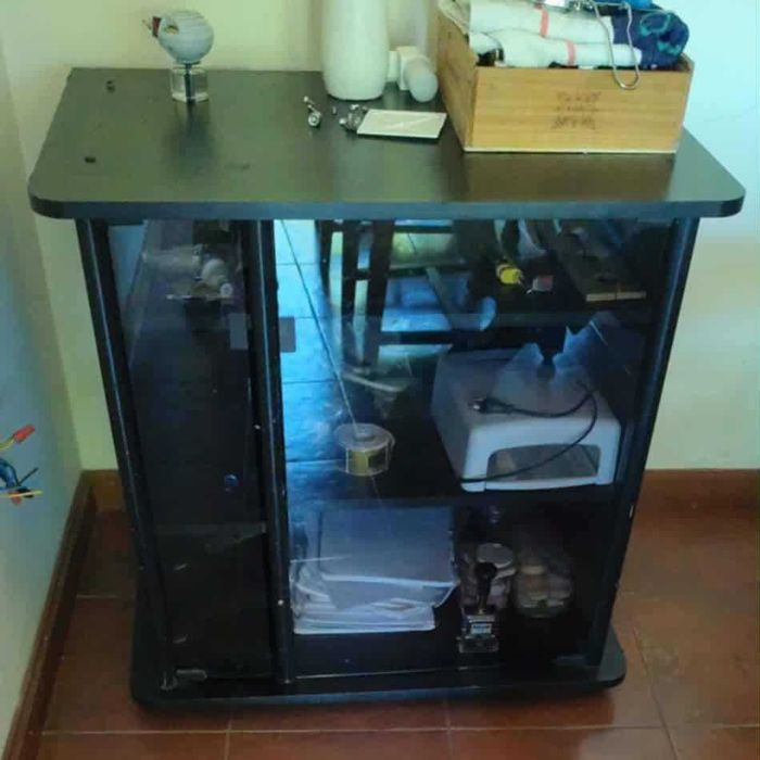movel de tv com vidro
