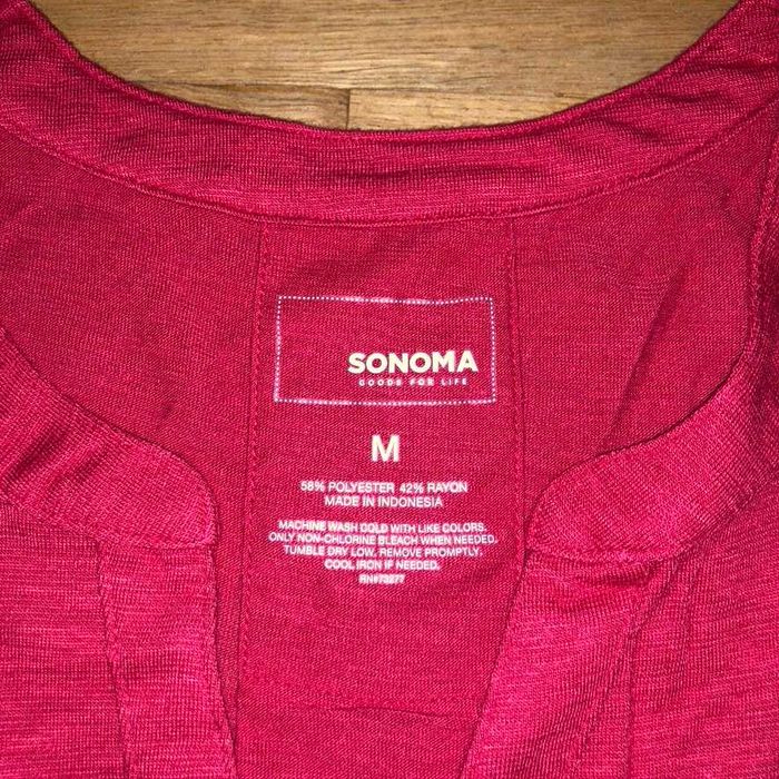 Sonoma Damska Modna Bluzka Kieszonka Rozm. M