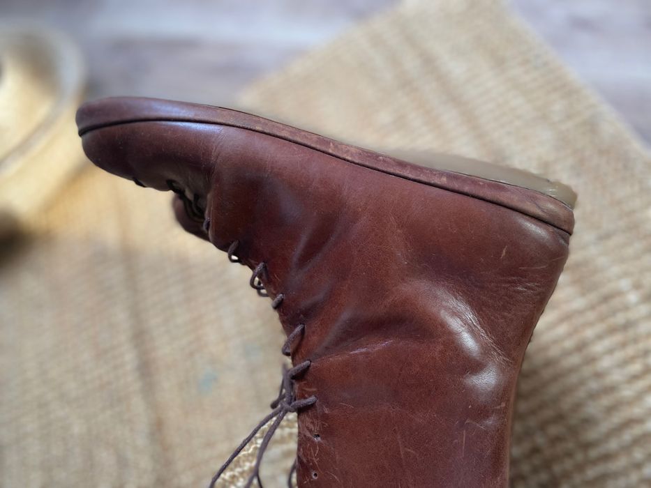 Botki skórzane Bałagan Studio Rocky 41 brąz