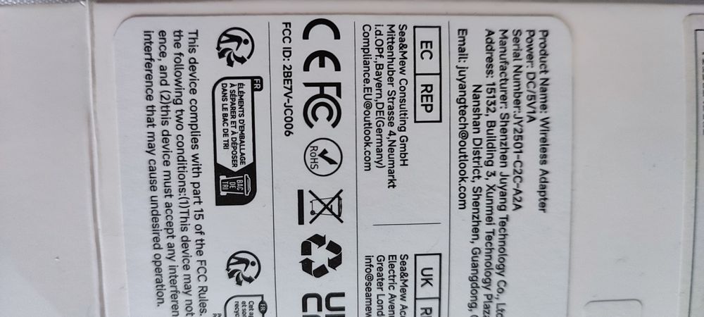 Bezprzewodowy adapter carPlay Android auto
