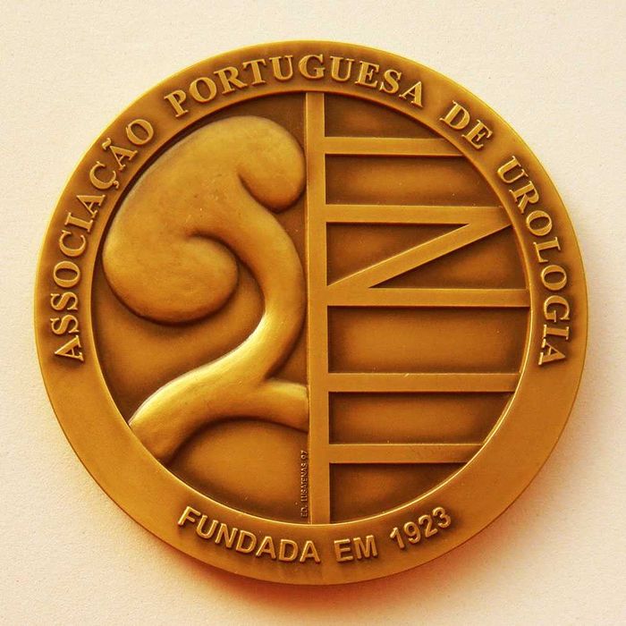 Medalha Bronze Primeiro Curso de Urologia 1909