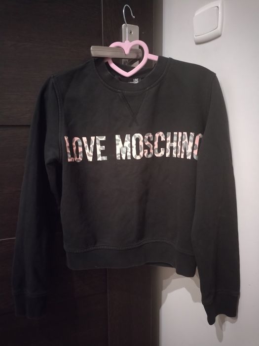 Czarna bluza damska Moschino