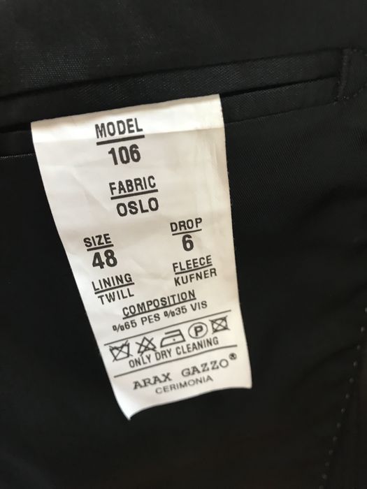 Fato homem cerimónia