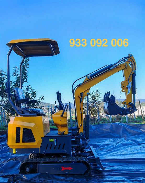 Mini Escavadoras Profissionais 1000,1200,1600 e 1800kg em Stock!