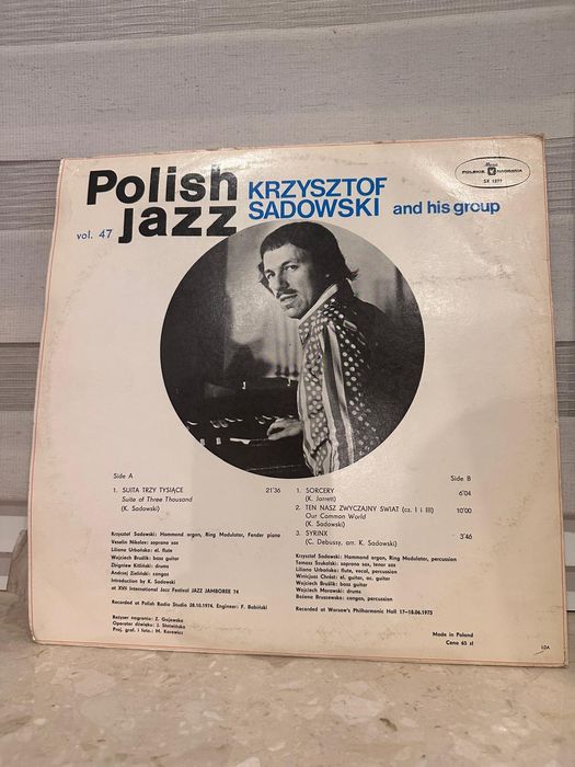 Krzysztof Sadowski płyta winylowa