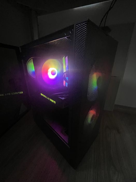 ZESTAW GAMINGOWY Ryzen 5 7600 + RTX 3060ti  8GB + 16GB  + M.2 512ssd klawiatura mysz monitor